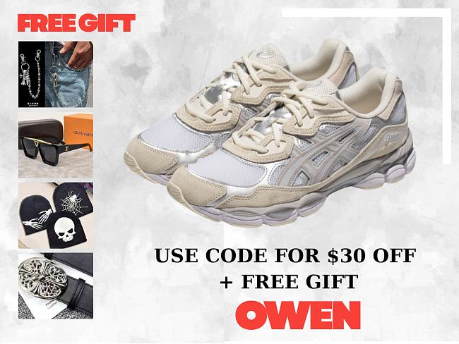 ASICS GEL-NYC White Oyster Grey 1201A789-105 - 1