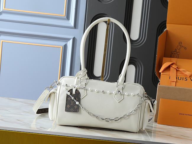 LV Speedy Cargo Vibe Vanilla size 28x17x12cm - 1