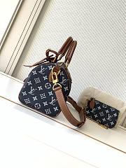 LV Speedy P9 Bandoulière 25 Indigo Blue size 25x15x15cm - 6