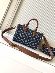 LV Speedy P9 Bandoulière 25 Indigo Blue size 25x15x15cm - 5
