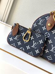 LV Speedy P9 Bandoulière 25 Indigo Blue size 25x15x15cm - 3