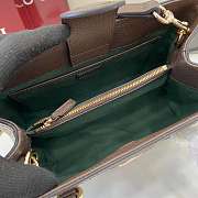 Gucci Ophidia small tote bag Beige and dark brown GG Monogram size 25.5x18x10.5cm - 4
