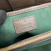 Gucci Ophidia small tote bag Beige and dark brown GG Monogram size 25.5x18x10.5cm - 3