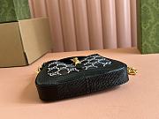 Gucci Jackie 1961 mini lizard shoulder bag Black size 19x13x3cm - 4