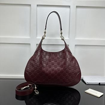 Gucci B bag in Rosso Ancora size 42x36x2cm