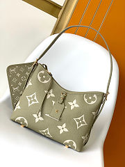 LV CarryAll PM Khaki Cream size 29.5x24x12cm - 1