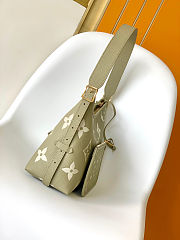 LV CarryAll PM Khaki Cream size 29.5x24x12cm - 6