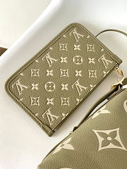 LV CarryAll PM Khaki Cream size 29.5x24x12cm - 2