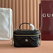 GG Marmont vanity bag in black leather size 19x11.5x9cm - 1