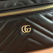 GG Marmont vanity bag in black leather size 19x11.5x9cm - 2
