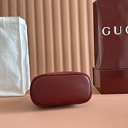 GG Marmont vanity bag in Rosso Ancora red leather size 19x11.5x9cm - 3