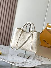 LV Babylone Tote PM Monogram Empreinte Creme size 31x21.5x13cm - 5
