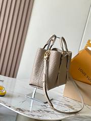 LV Babylone Tote PM Monogram Empreinte Tourterelle Grey size 31x21.5x13cm - 6