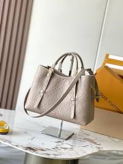 LV Babylone Tote PM Monogram Empreinte Tourterelle Grey size 31x21.5x13cm - 5