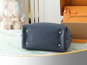 Louis Vuitton Carmel Mahina Hobo Bag Navy size 35x40x17cm - 6