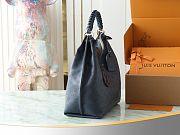 Louis Vuitton Carmel Mahina Hobo Bag Navy size 35x40x17cm - 5