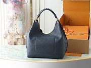 Louis Vuitton Carmel Mahina Hobo Bag Navy size 35x40x17cm - 4