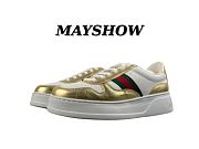 Gucci chunky sneaker in Golden metallic leather 848307AAFMN8044 - 1