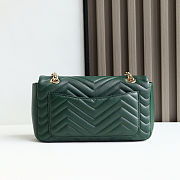 GG Marmont medium shoulder bag in Green size 26x15x7cm - 4