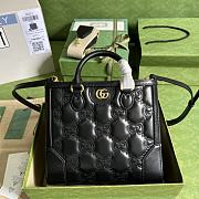 Gucci small GG matelassé top-handle bag in Black size 23x22x10cm - 1