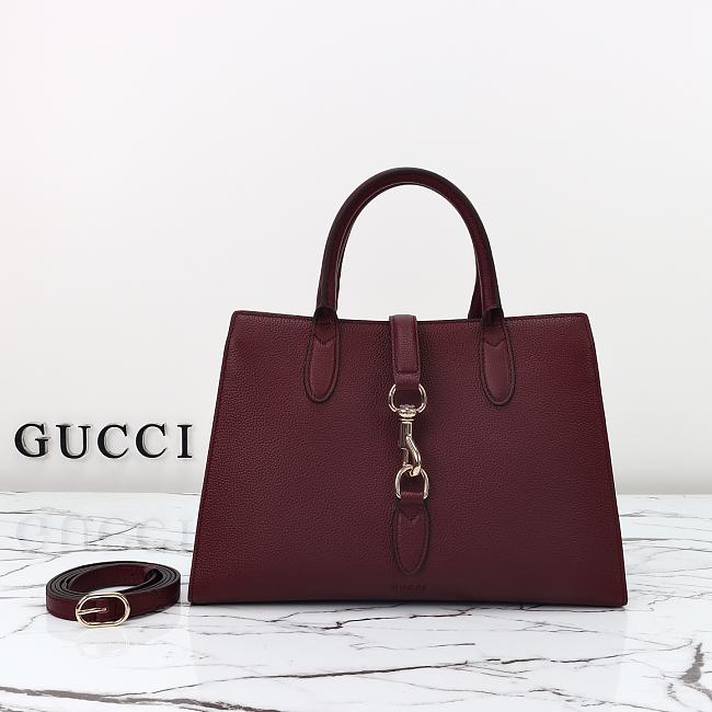 GUCCI Rosso ancora tote bag size 31x22.5x10cm - 1
