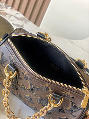 LV Speedy Bandouliere 20 Monogram coated canvas size 20.5x15x13cm - 3