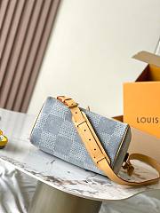 Louis Vuitton Speedy 25 Bandouliere Damier Denim 3D Blue Denim size 25x15x15cm - 4