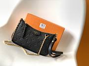 LV Easy Pouch On Strap Monogram Empreinte Black size 19 x 11.5 x 3 cm - 1