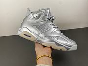 PSG x Air Jordan 6 Metallic Silver / Pure Platinum (2026) IQ5135-001 - 3
