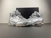 PSG x Air Jordan 6 Metallic Silver / Pure Platinum (2026) IQ5135-001 - 6