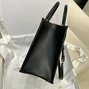 Dior Book Tote Black Macrocannage Calfskin size 36cm - 5
