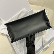 Dior Book Tote Black Macrocannage Calfskin size 36cm - 4