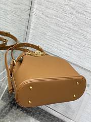  Dior C'est Bag Golden Saddle CD-Embossed Calfskin size 24x10x24.5cm - 6