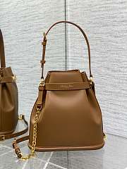  Dior C'est Bag Golden Saddle CD-Embossed Calfskin size 24x10x24.5cm - 5