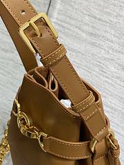  Dior C'est Bag Golden Saddle CD-Embossed Calfskin size 24x10x24.5cm - 4