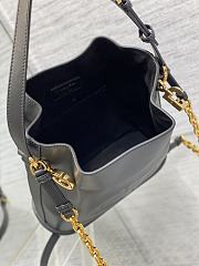 Dior C'est Bag Black CD-Embossed Calfskin size 24x10x24.5cm - 4