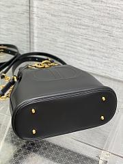 Dior C'est Bag Black CD-Embossed Calfskin size 24x10x24.5cm - 2