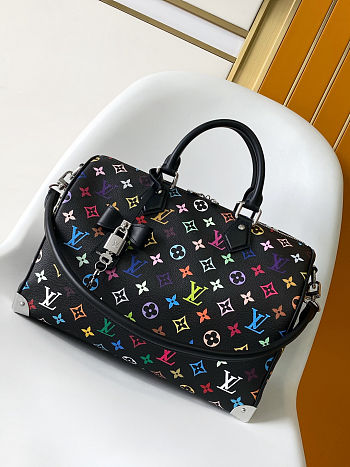 LV x TM Speedy Soft 30 Other Monogram Canvas Multicolored size 30x21x17cm
