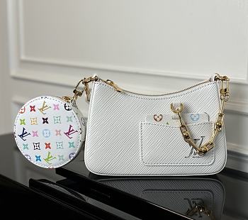 Louis Vuitton x TM Marellini White Multicolored size 19 x 13.5 x 6.5 cm