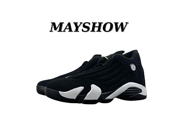 Air Jordan 14 Retro Black White 487471-016