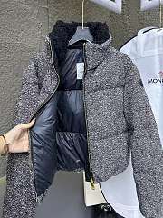Moncler Grey Brezesse  Boucle Short Down Jacket - 2