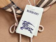 Burberry Checked Hood Cotton Hoodie - 3