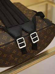 LV Christopher MM Monogram Macassar Canvas backpack M43735 - size 41 cm - 3