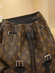 LV Christopher MM Monogram Macassar Canvas backpack M43735 - size 41 cm - 2