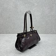 Prada Bonnie leather top-handle bag - 32x15x13cm - 5