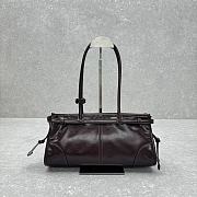 Prada Bonnie leather top-handle bag - 32x15x13cm - 4