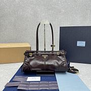 Prada Bonnie leather top-handle bag - 32x15x13cm - 6