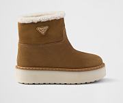 Prada cinamon Suede booties - 6