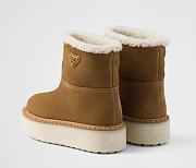 Prada cinamon Suede booties - 4