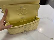 Chanel Classic  Flap Bag  Light Yellow Lambskin size 25cm - 2